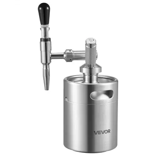 VEVOR Nitro-Cold-Brew-Kaffeefass 2 L, Edelstahl-Kaffeemaschine mit Zapfhahn, Heimbrüh-Kaffeefass, Tragbares Kaffeefass mit Spender und Druckentlastungsventil, Geeignet für Kaffeeliebhaber – Bild 10