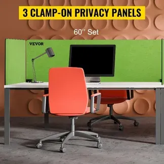 VEVOR Schreibtisch Sichtschutz Polyesterfaser Akustik Tischtrennwand 20mm dick Schreibtisch Trennwand Grün Tischtrennwand Ein 152x61cm + Zwei 61x61cm Paneele Ideal für Büro Bibliothek Klassenzimmer VEVOR Schreibtisch Sichtschutz Polyesterfaser Akustik Tischtrennwand 20mm dick Schreibtisch Trennwand Grün Tischtrennwand Ein 152x61cm + Zwei 61x61cm Paneele Ideal für Büro Bibliothek Klassenzimmer