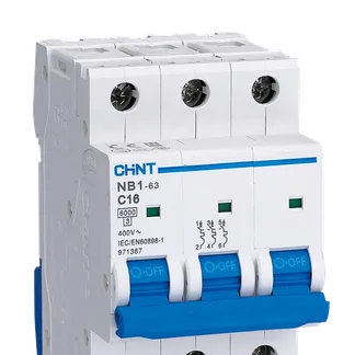 Leitungsschutzschalter CHINT, 3-polig, 16A Leitungsschutzschalter CHINT, 3-polig, 16A
