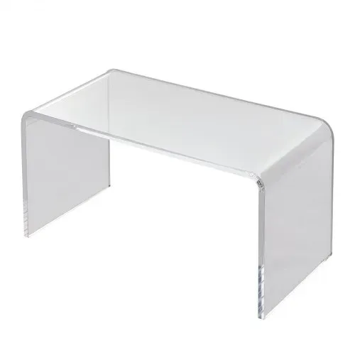 VEVOR Beistelltisch 813 x 401 x 414 mm, U-förmiger Acryltisch Beistelltisch, Transparenter Couchtisch für Getränke, Essen, Snacks, Verwendet im Wohnzimmer, Schlafzimmer, Arbeitszimmer usw. – Bild 10