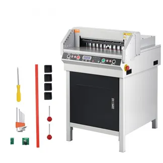 VEVOR Elektrischer Papierschneider Max. 450 mm, Elektrische Eckenabrundung, Schnittstärke 40 mm, mit intelligentem LCD-Panel, Positionierung des Infrarotlichts, für Etiketten, Büro VEVOR Elektrischer Papierschneider Max. 450 mm, Elektrische Eckenabrundung, Schnittstärke 40 mm, mit intelligentem LCD-Panel, Positionierung des Infrarotlichts, für Etiketten, Büro