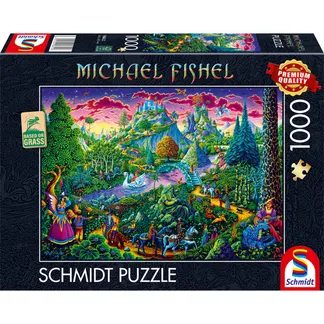 Michael Fishel: Fantastische Märchenwelt, Puzzle Michael Fishel: Fantastische Märchenwelt, Puzzle