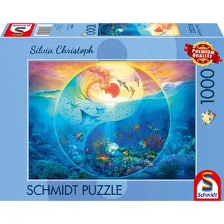 Silvia Christoph: Yin & Yang Im Reich der Meerestiere, Puzzle Silvia Christoph: Yin & Yang Im Reich der Meerestiere, Puzzle