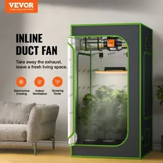 VEVOR Inline Kanalventilator, 6 Zoll 402 CFM mit Temperatur-Feuchtigkeitsregler, leiser EC-Motor Belüftung Abluftventilator für Kühlung Booster, Wachstumszelte, Hydrokultur VEVOR Inline Kanalventilator, 6 Zoll 402 CFM mit Temperatur-Feuchtigkeitsregler, leiser EC-Motor Belüftung Abluftventilator für Kühlung Booster, Wachstumszelte, Hydrokultur