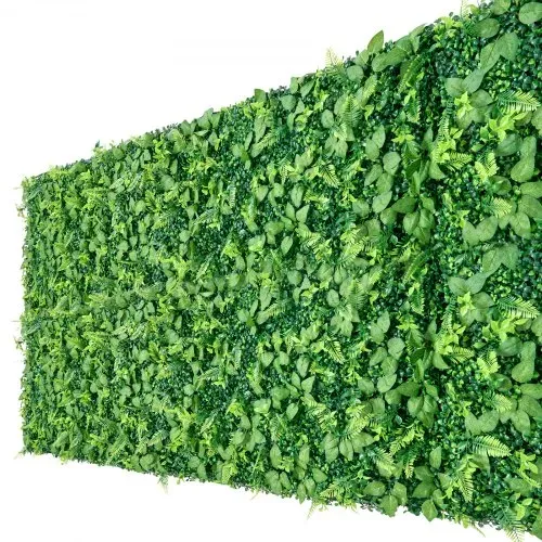 VEVOR Künstliche Hecke 2,4 m x 61 cm 4-tlg. Set, Pflanzenwand, PE-Sichtschutz, Sichtschutzzaun, Windschutz, Heckenzaun, Kunstpflanzen Balkonverkleidung für Hochzeiten, Außengärten, Hinterhöfe – Bild 10