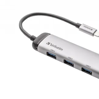 Verbatim USB-C Multiport-Hub 4-Port USB 3.2 Gen 1 Verbatim USB-C Multiport-Hub 4-Port USB 3.2 Gen 1