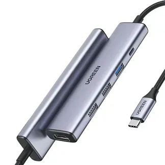 Ugreen 15495 laptop-dockingstation & portreplikator Kabelgebunden USB 3.2 Gen 1 (3.1 Gen 1) Type-C Grau Ugreen 15495 laptop-dockingstation & portreplikator Kabelgebunden USB 3.2 Gen 1 (3.1 Gen 1) Type-C Grau