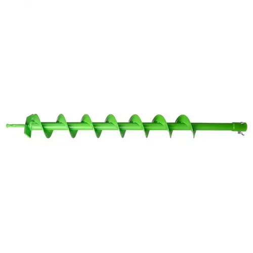 VEVOR Erdbohrer für Bohrmaschine, Ø 80x790 mm Gartenbohrer, kompatibel mit Bohrern mit 20 mm Innendurchmesser, Erdlochbohrer, Pfahlbohrer, Pfostenlochbohraufsätze für Gartenbagger & Zäune – Bild 10