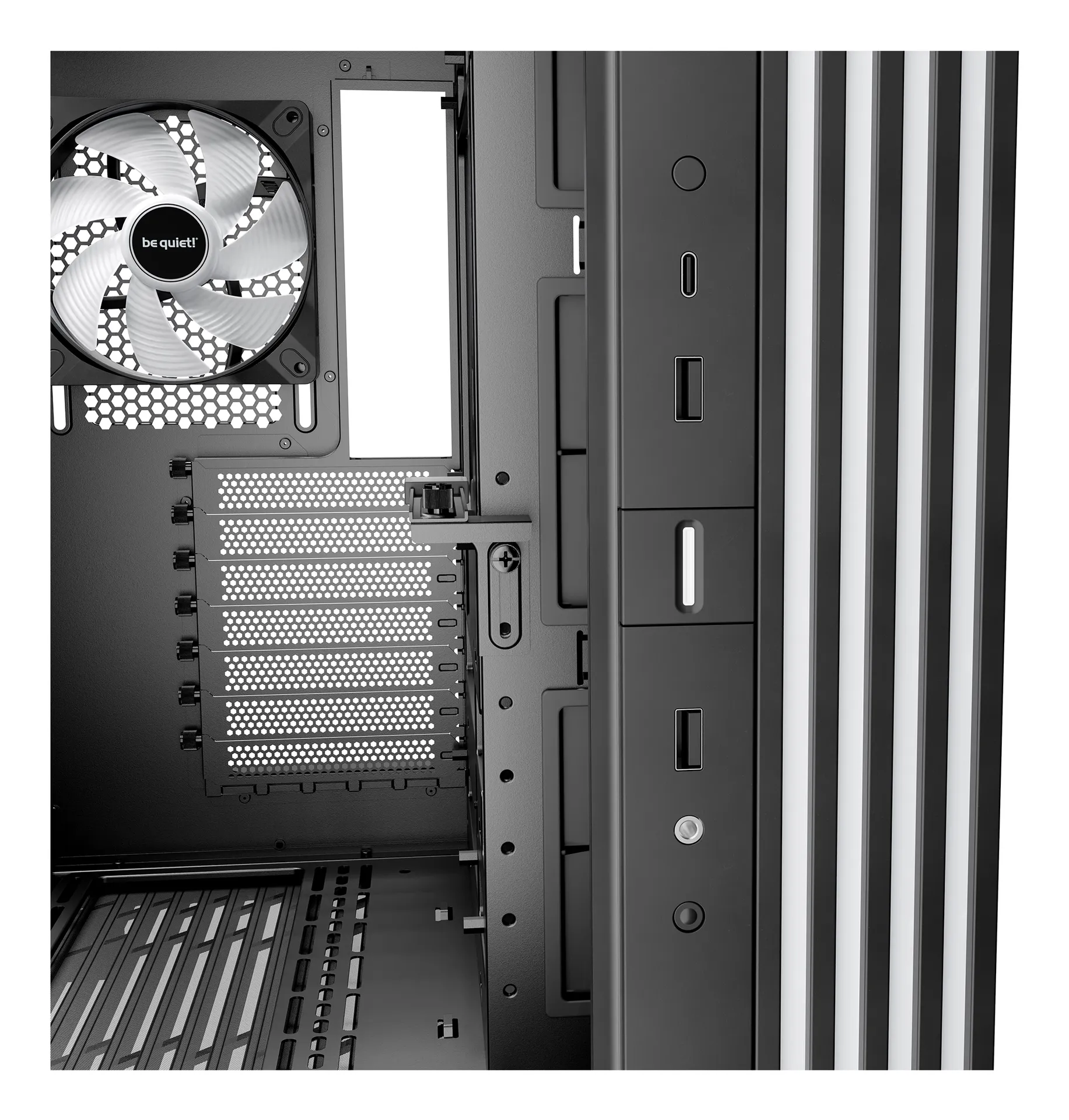 be quiet! LIGHT BASE 600 LX Black Midi Tower Schwarz – Bild 6