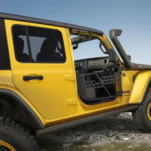 VEVOR Jeep-Rohrtüren (2-türig) im Jagdstil mit robusten Scharnieren und OE-Verriegelung, Jeep-Türen mit Rückspiegeln, passend für 2018–2024 Jeep Wrangler JL und 2020–2024 Jeep Gladiator JT – Bild 7