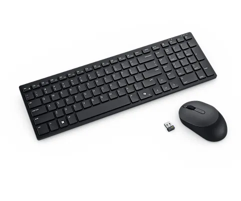 DELL Pro kompakte und leise Tastatur und Maus – KM555 – deutsch (QWERTZ) DELL Pro kompakte und leise Tastatur und Maus – KM555 – deutsch (QWERTZ)