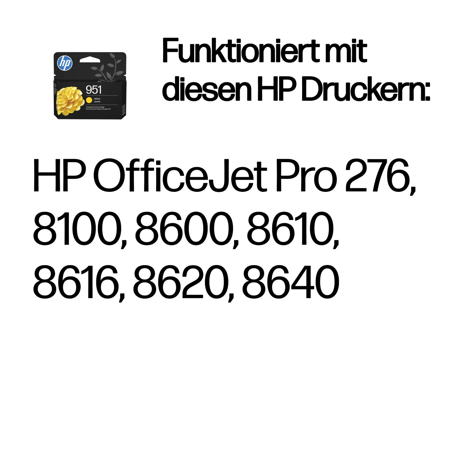 HP 951 Gelb Original Tintenpatrone – Bild 2