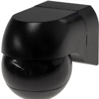 Aufputz Bewegungsmelder „CBM-SL black“ 180°, LED geeignet, IP44, 1-800W, Aufputz Bewegungsmelder „CBM-SL black“ 180°, LED geeignet, IP44, 1-800W,