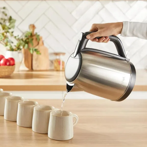 Tefal Subito KO5S0DE0 Wasserkocher 1,7 l 2400 W Schwarz, Edelstahl – Bild 9