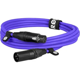 Premium XLR-Kabel XLR3M-PU purple Premium XLR-Kabel XLR3M-PU purple