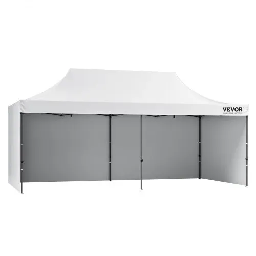 VEVOR Pavillon 304,8x609,6x320cm Gartenzelt 500D PU-Silber-Gewebe Faltpavillon höhenverstellbar inkl. Aufbewahrungstasche Partyzelt 12-16 Personen Pop up Zelt Gartenpavillon für Campingausflug – Bild 10