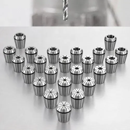 VEVOR ER40 Spannbuchsen Set 1/8 Zoll bis 1 Zoll, 23-tlg. Spannzangensatz, für CNC-Fräsmaschinen & Bohrmaschinen, 0,0006 Zoll Rundlaufgenauigkeit, Präzisions-Spannzangen mit Koffer, Legierter Stahl – Bild 7