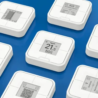 FRITZ!Smart Control 440 4fach Taster mit E-Paper-Display FRITZ!Smart Control 440 4fach Taster mit E-Paper-Display