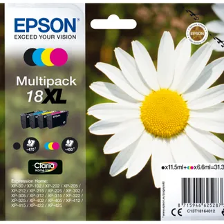 Epson Daisy Multipack 4 Farben 18XL Claria Home Ink Epson Daisy Multipack 4 Farben 18XL Claria Home Ink