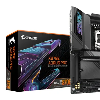GIGABYTE X870E AORUS PRO Mainboard – Unterstützt AMD Ryzen 9000 CPUs, 16+2+2 Phasen digitales VRM, bis zu 8000MHz DDR5 (OC), 3xPCIe 5.0 + 1xPCIe 4.0, Wi-Fi 7, 2.5GbE LAN, USB 4 GIGABYTE X870E AORUS PRO Mainboard – Unterstützt AMD Ryzen 9000 CPUs, 16+2+2 Phasen digitales VRM, bis zu 8000MHz DDR5 (OC), 3xPCIe 5.0 + 1xPCIe 4.0, Wi-Fi 7, 2.5GbE LAN, USB 4