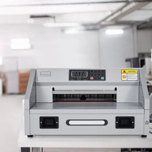 VEVOR Papierschneiderklinge, Hochleistungsstahlklinge Ersatz passend für Profi-Schneidemaschine E330D / E330S, Ersatzklinge für Papierschneidemaschine (585 x 44 x 6 mm) – Bild 7
