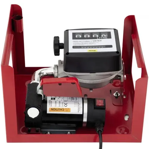 VEVOR Dieselpumpe Heizölpumpe 40L, 155W Selbstansaugende Ölpumpe, 2800U/min Motordrehzahl Ölabsaugpumpe Selbstansaugend, 20 kg Diesel Kraftstoff-Umfüllpumpe, Zählwerk Automatik Pumpe für Biokraftstoff – Bild 8