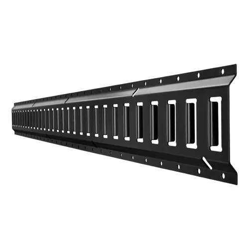 VEVOR E-Track-Zurrschienen-Set, 8er-Pack (1,5/1,2/0,6/0,3 m) E-Track-Schienen, 36-tlg., inkl. 2 Ratschengurten & 8 O-Ringen & 8 Zurrgurten mit D-Ring & 2 Einzelschlitzen & 16 Endkappen – Bild 10