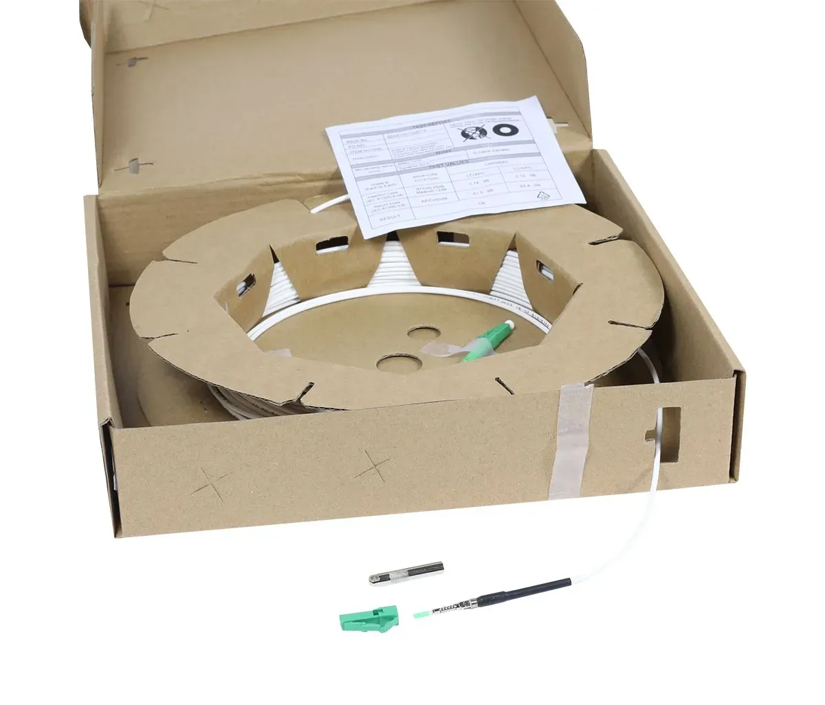 LWL-1-Faser-Patchk. 10mtr.LC(APC)-LC(APC), 9/125u, OS2, G657A2, AD=2,2mm, 1xZiehhilfe, Synergy21, – Bild 2