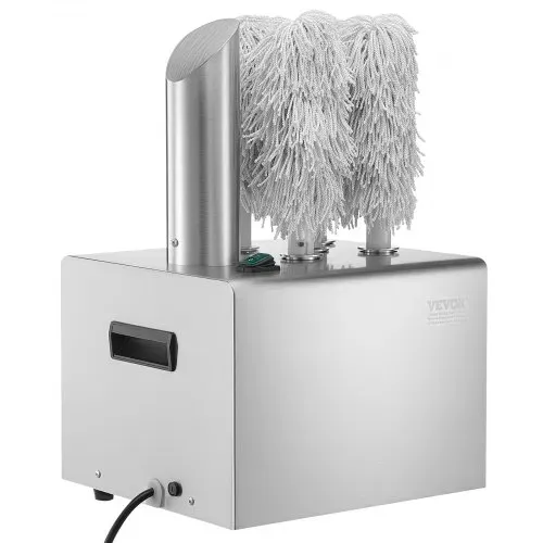 VEVOR Gläserpoliermaschine Weinglas-Poliermaschine mit 5 Polierköpfen, 330 Tassen/h, elektrischer kommerzieller Glaspolierer für Sektgläser, Bierkrüge, Becher, perfekt für Bar, Restaurant – Bild 10