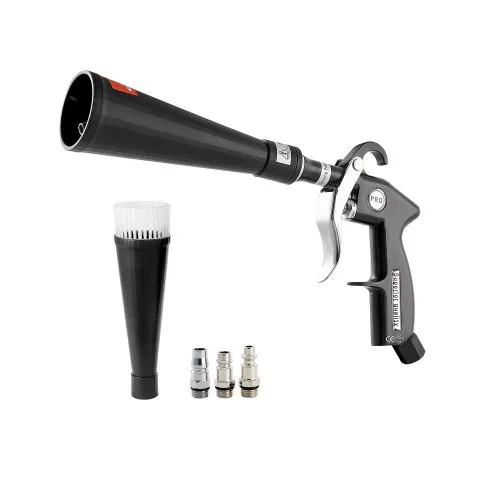 VEVOR Druckluft Reinigungspistole, 6–9,2 Bar Druckluftpistole mit 2 Düsensätzen, 360° drehbare Düse für vollständige Reinigung, Hochdruck Ausblaspistole, kompatibel mit 1/4 NPT-Luftkompressor VEVOR Druckluft Reinigungspistole, 6–9,2 Bar Druckluftpistole mit 2 Düsensätzen, 360° drehbare Düse für vollständige Reinigung, Hochdruck Ausblaspistole, kompatibel mit 1/4 NPT-Luftkompressor
