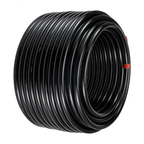 VEVOR Luftkompressor-Leitungssatz, 60,96 m x 19,05 mm Druckluftschlauch, HDPE-Aluminium-Druckluftrohrsystem, einfach zu installieren, Druckluftleitungssatz für Garagenwerkstätten, schwarz – Bild 10