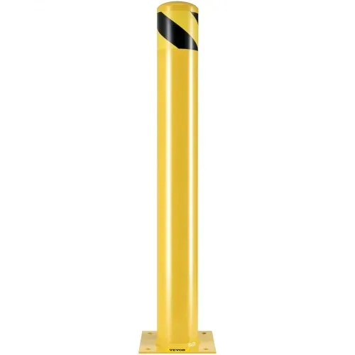 VEVOR 91,4 cm Parkplatz-Sicherheitspoller Parkschrankenpfosten, 20 x 20 cm Parkbarriere Parkpfosten, Parkpfosten Verkehrsstraßenröhre Stange, Geeignet für Innen- und Außenbereiche, Parkplätze – Bild 8