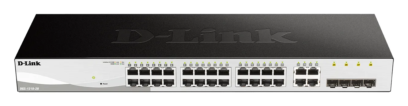 D-Link DGS-1210-28 Managed L2/L2+ 1U Schwarz D-Link DGS-1210-28 Managed L2/L2+ 1U Schwarz