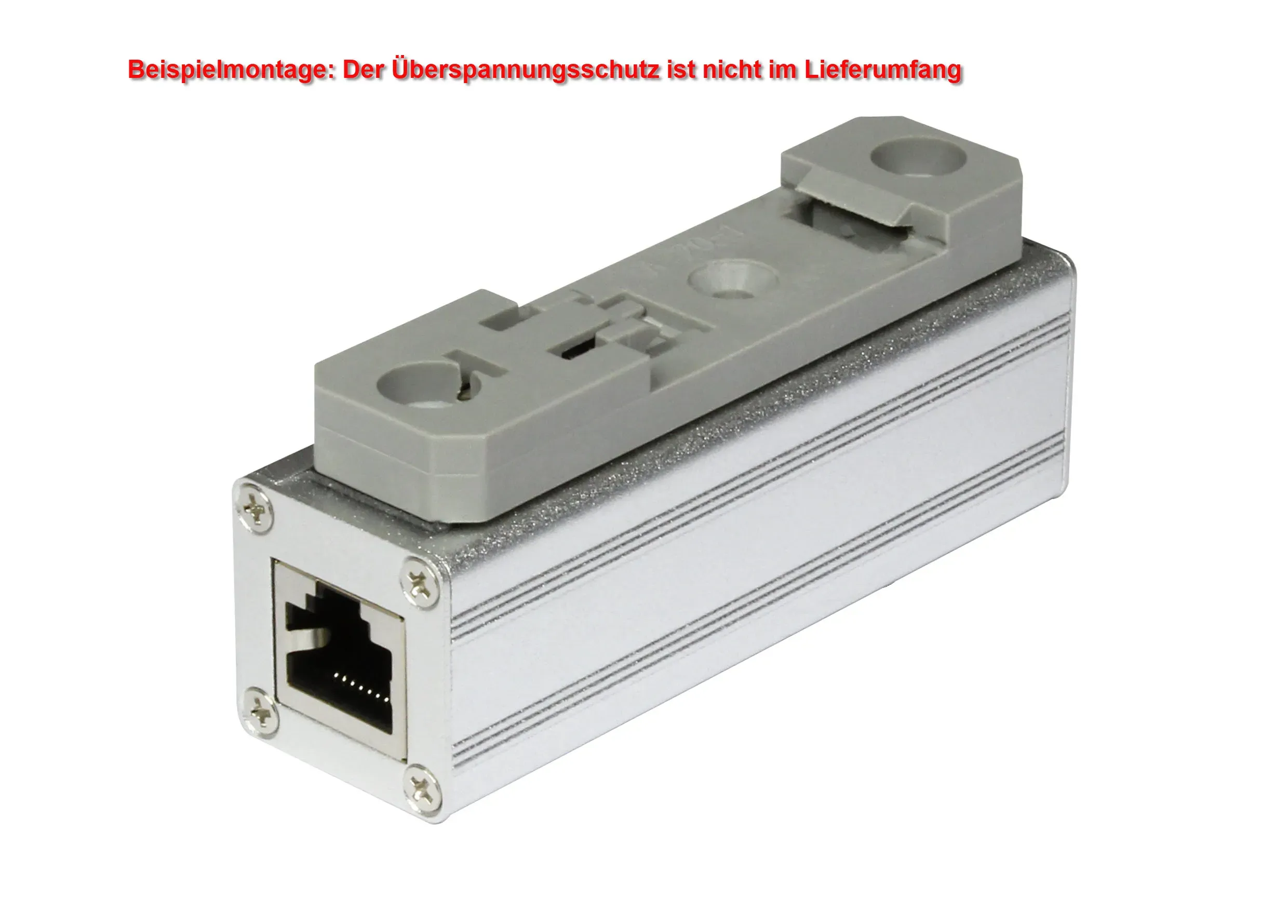 ALLNET TP Cat 6 Überspannungs-/Blitzschutz zbh. für ALL95100 Hutschiene Montageklammer – Bild 3
