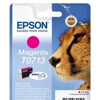 Epson Singlepack Magenta T0713 DURABrite Ultra Ink Epson Singlepack Magenta T0713 DURABrite Ultra Ink