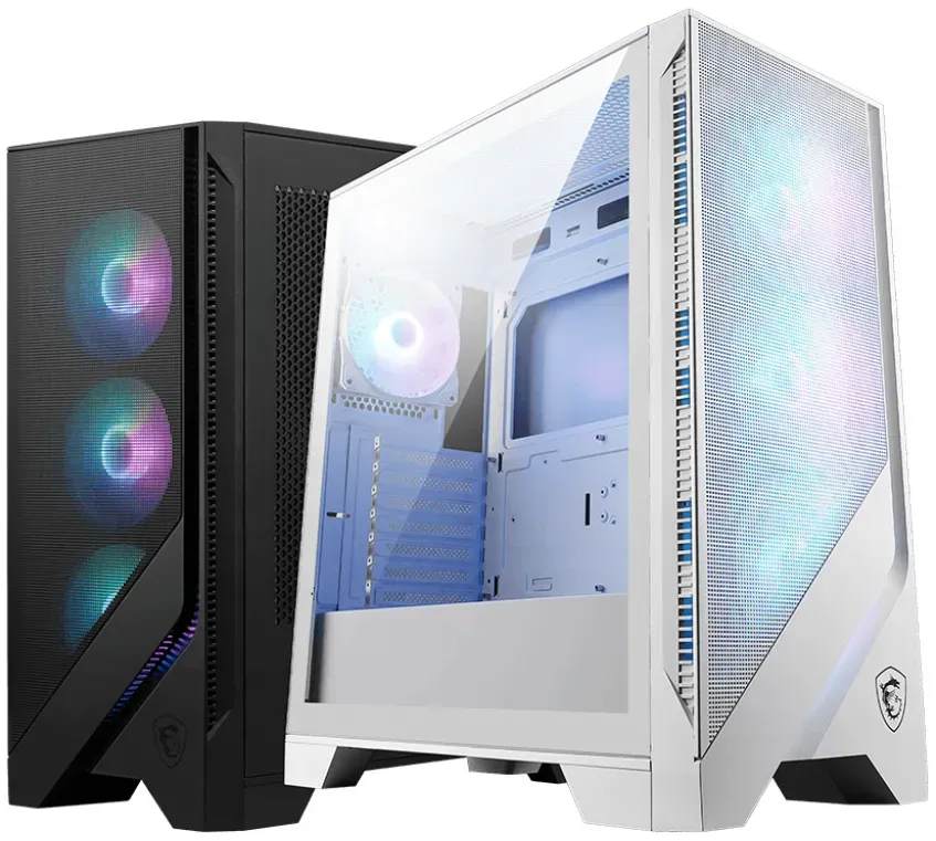 MSI MAG Forge 320R AIRFLOW Micro Tower Weiß – Bild 2