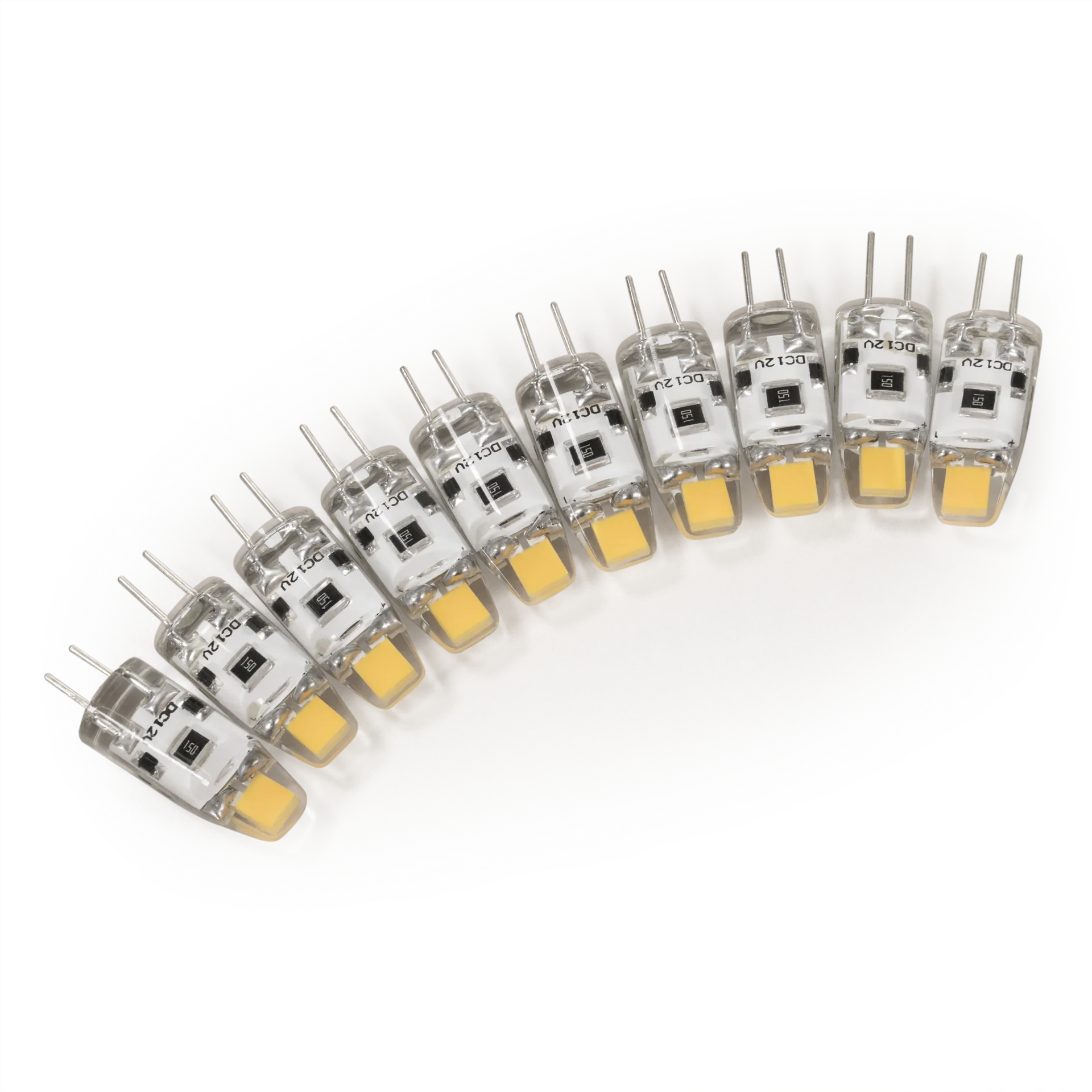 LED-Stiftsockellampe McShine “Silicia COB“, G4, 1W, 110lm, warmweiß, 10er-Pack LED-Stiftsockellampe McShine “Silicia COB“, G4, 1W, 110lm, warmweiß, 10er-Pack