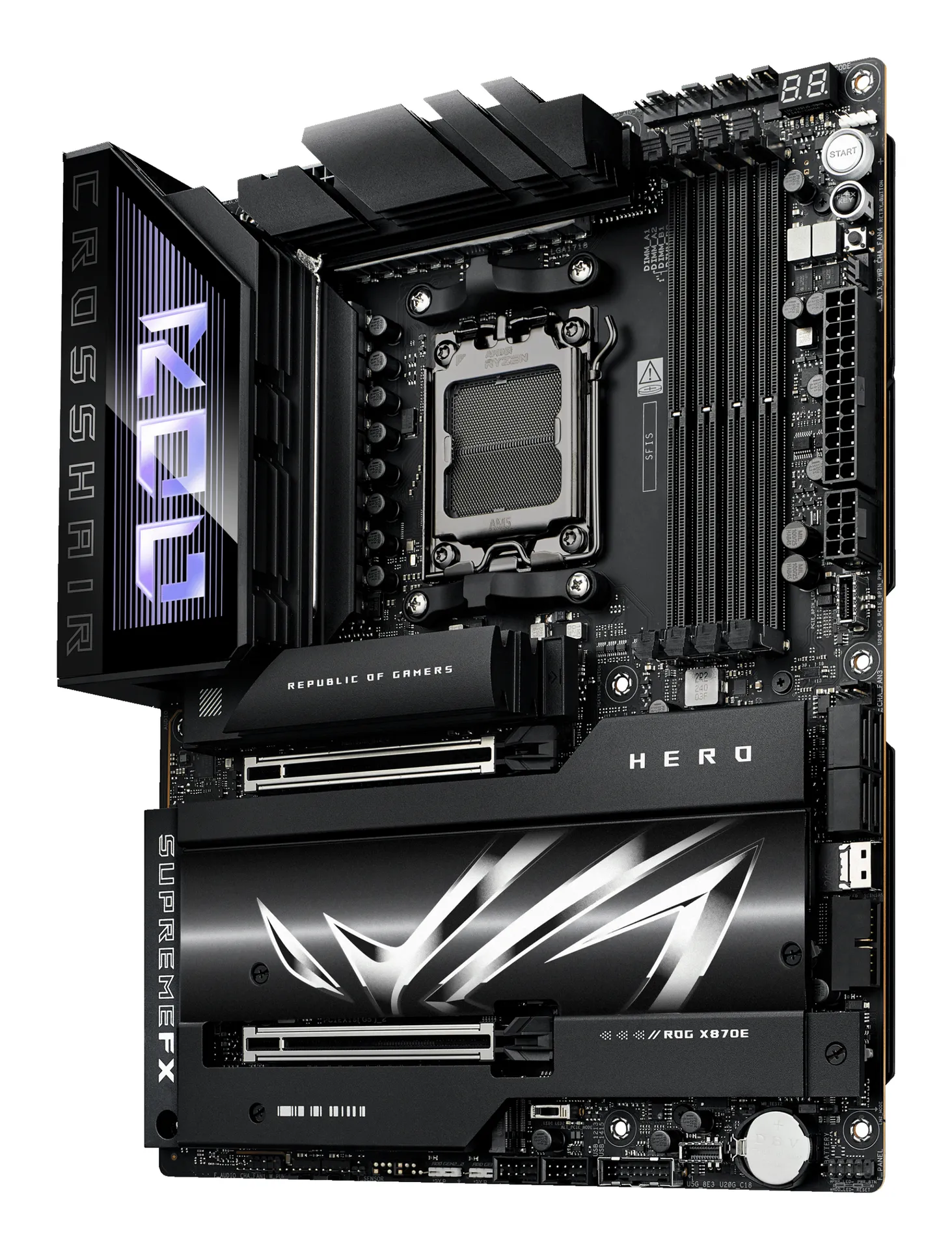ASUS ROG CROSSHAIR X870E HERO AMD X870E Sockel AM5 ATX – Bild 4