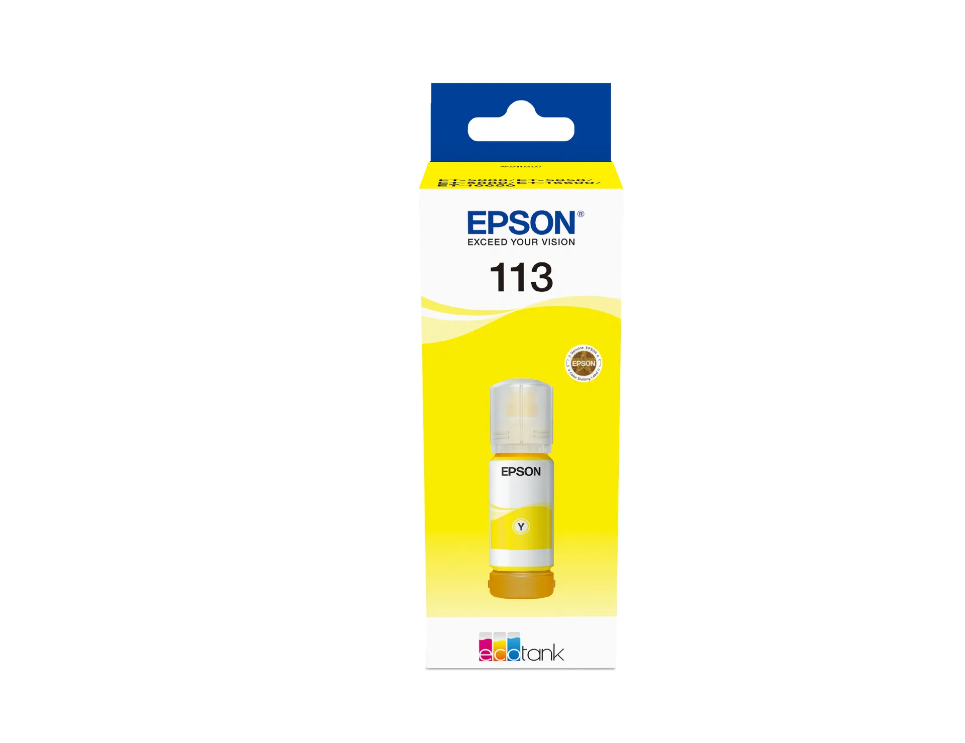 Epson 113 EcoTank Pigment Yellow ink bottle Epson 113 EcoTank Pigment Yellow ink bottle