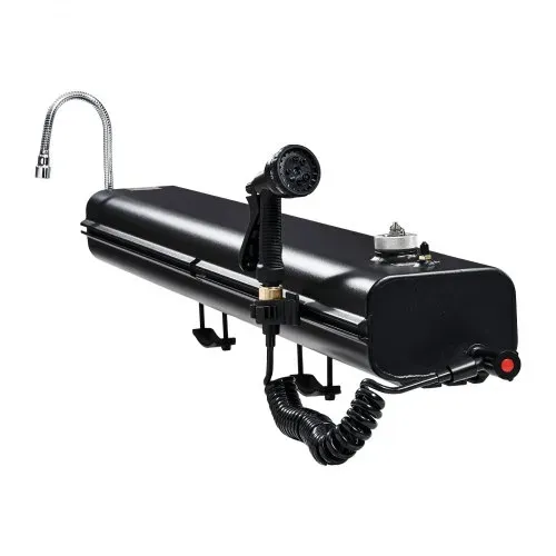 VEVOR Dachgepäckträger-Wassertank Wasserspeicher für Fahrzeuge 26,5 L mit 2 Spritzschutzplatten und T-Schlitz, Aluminiumtank mit hoher Druckanschluss, für Kofferräume Überrollbügel Querträger – Bild 10