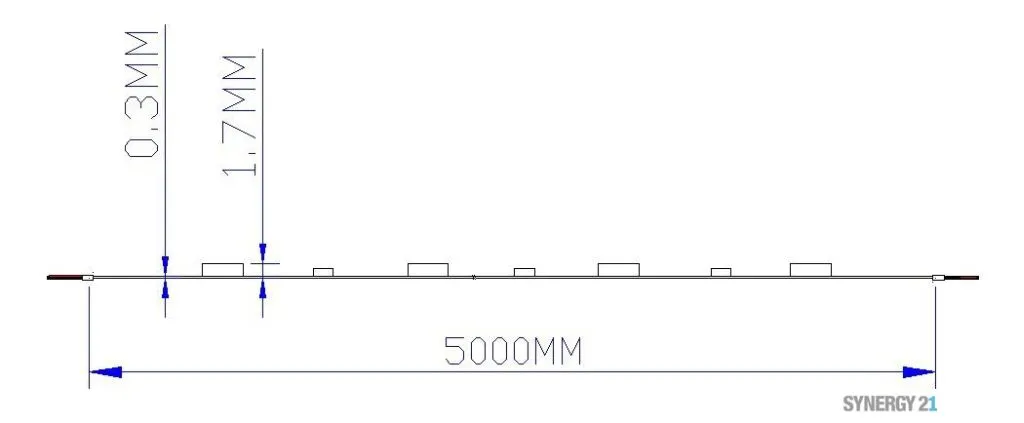 Synergy 21 LED Flex Strip 2835 - 60 WW DC12V 24W IP20 – Bild 5