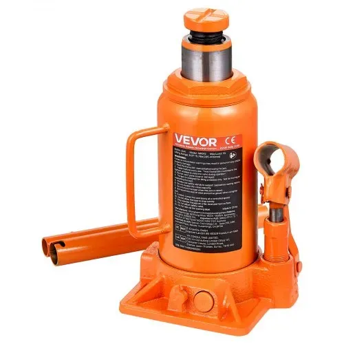 VEVOR hydraulischer Wagenheber Flaschenwagenheber 12 t 205–400 mm Hubbereich, Hochleistungs-Stempelwagenheber für Auto SUV Pickup Autoreparatur Hauslift landwirtschaftliche Geräte, Orange – Bild 9