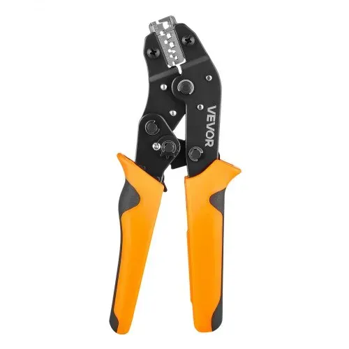 VEVOR Crimpzange Ratschenfunktion 0,25-4 mm², Kabelschuhzange mit Klaren Metrischen & AWG-Markierungen, Schnellverschluss, Presszange Einstellbarer Anpressdruck für Mehrere Anschlüsse – Bild 8