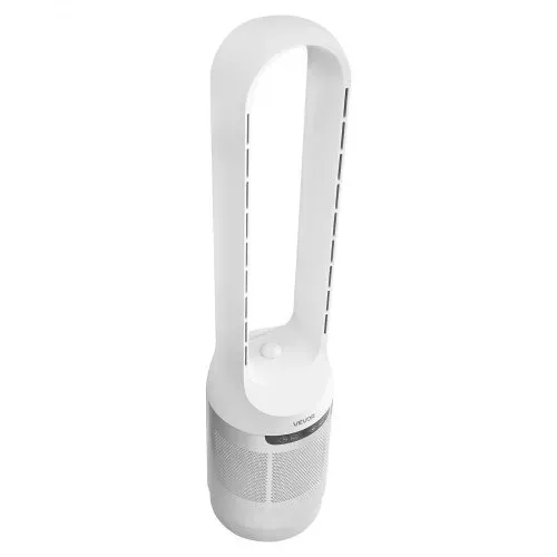 VEVOR Blattloser Turmventilator, 104cm Säulenventilator mit 12 Geschwindigkeiten Max. 4.5 m/s 4 Modi 8 Std. Timer, 65° Oszillierender Standventilator mit Fernbedienung für Schlafzimmer Büro, Weiß – Bild 9