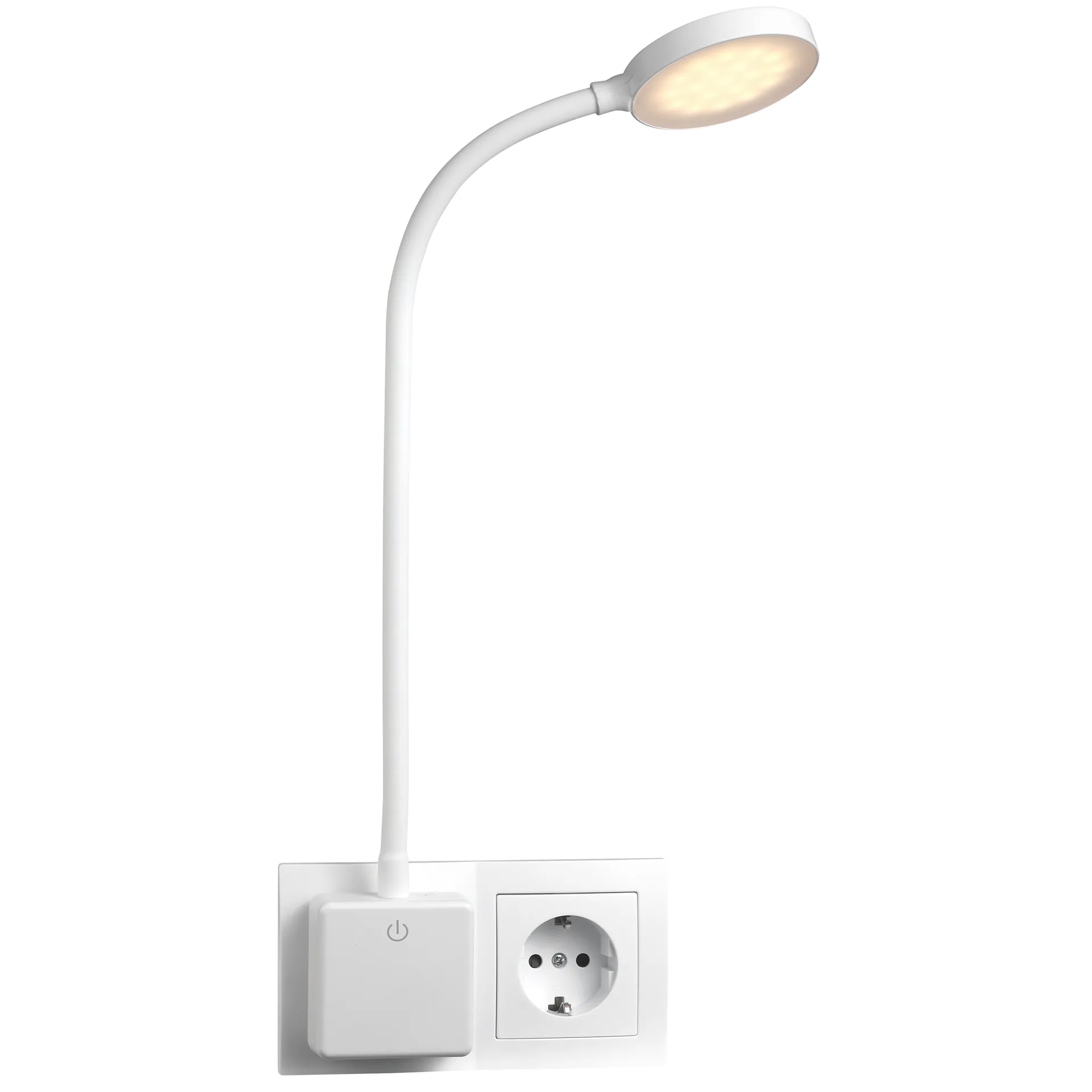LED-Steckdosenleuchte EINLICHT ''Halo'' 3,3W, 438lm, step-dimmbar, warmweiß – Bild 4