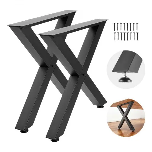 VEVOR Tischkufen 2er-Set 790×750 mm, X-Förmige Tischuntergestell 1000 kg, Tischbeine Kohlenstoffstahl, Möbelfüße, Tischgestell, Tischfüße für Schreibtische, Couchtische, Esstische, Schwarz VEVOR Tischkufen 2er-Set 790×750 mm, X-Förmige Tischuntergestell 1000 kg, Tischbeine Kohlenstoffstahl, Möbelfüße, Tischgestell, Tischfüße für Schreibtische, Couchtische, Esstische, Schwarz