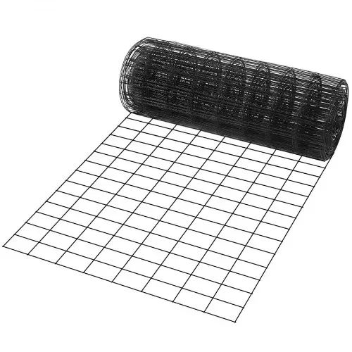 VEVOR Volierendraht 61 x 1524 cm, Gartenzaun, 1,52 mm Maschendrahtzaunrolle, Vinylbeschichtetes Drahtzaun für Hühnerstallbarrieren, Kaninchen- und Schlangenzäune, Geflügelgehege – Bild 8