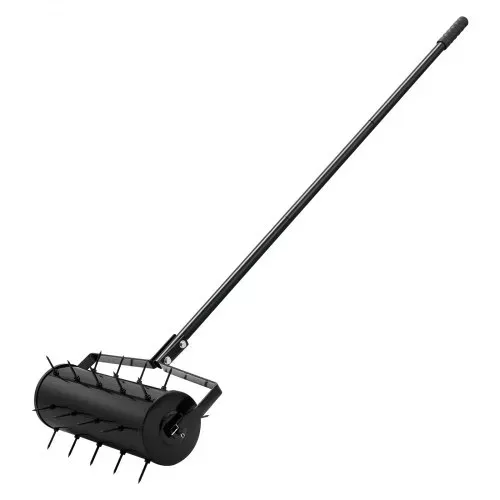 VEVOR Aerifizierer, 435x235x1560mm, Hand Vertikutierer, Rasenbelüfter mit abnehmbarem Griff und 27 Eisenspikes, Rasenlüfter für verdichtete Böden und Rasenflächen im Garten, Terrasse, Hof, Schwarz – Bild 9