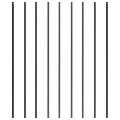 VEVOR Metallbaluster für Treppen, 13 x 1118 mm, dekorative Geländerstäbe aus Aluminiumlegierung, 11er-Pack Deckbaluster mit Schrauben, klassisches, hohles, gerades Deckgeländer – Bild 10