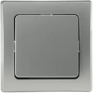 DELPHI Wechsel-Schalter, UP, silber 250V~/ 10A, inkl. Rahmen, Steckanschluss DELPHI Wechsel-Schalter, UP, silber 250V~/ 10A, inkl. Rahmen, Steckanschluss